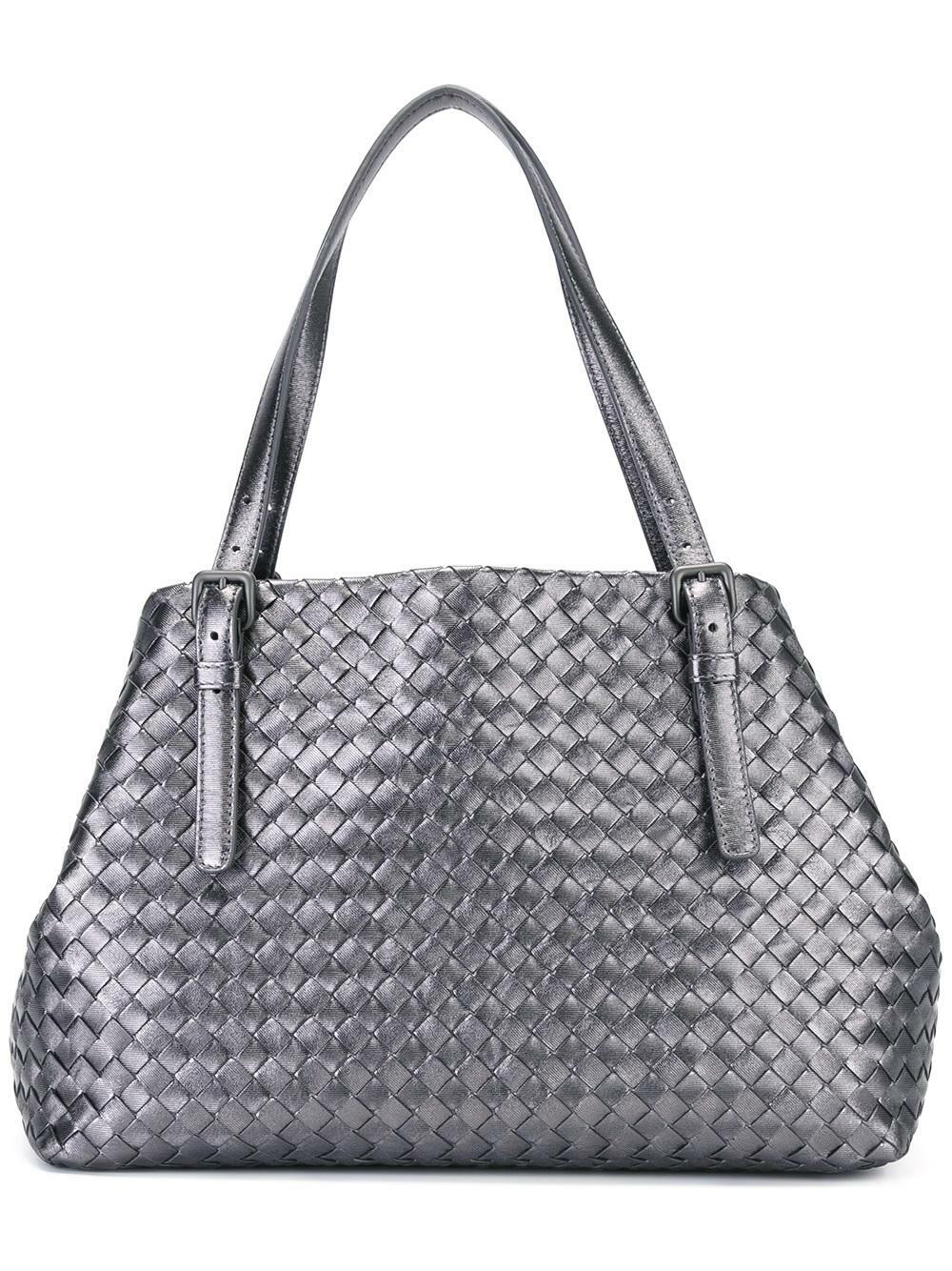 Bottega Veneta Men's Small Intrecciato Tote Bag - White - Totes