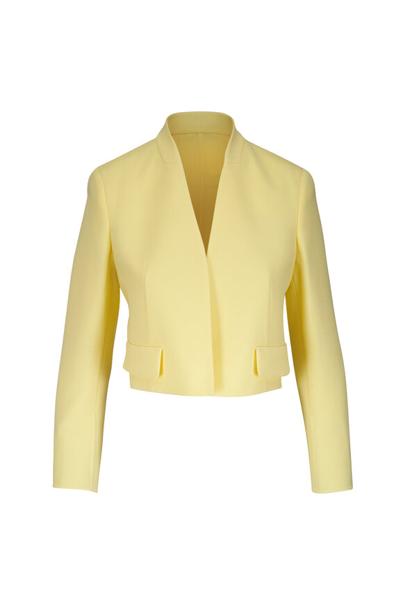 Akris Helena Sun Wool Cropped Jacket