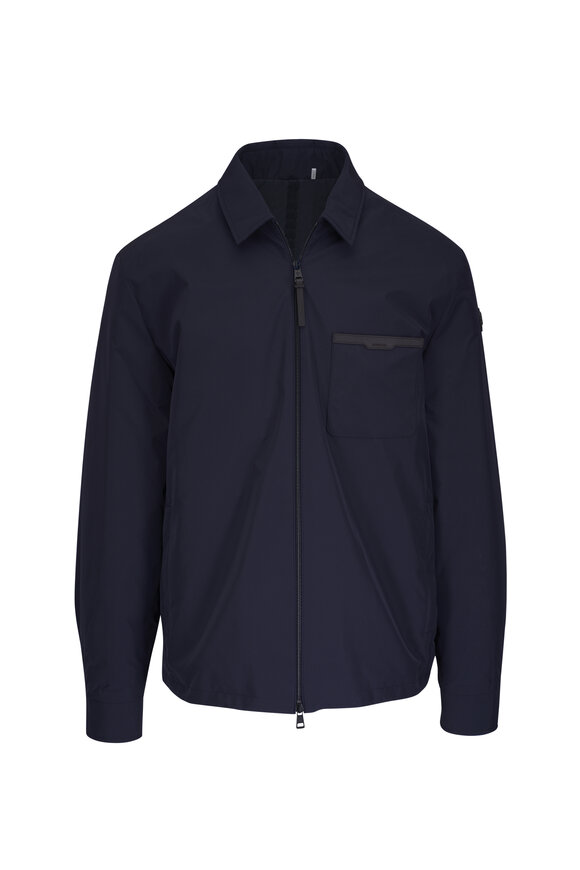 Moncler Navy Quilted Overshirt