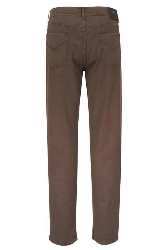Marco Pescarolo Brown Wool Five Pocket Pant - view 3
