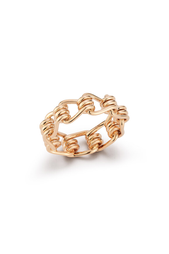 Walters Faith 18k Rose Gold Coil Link Ring