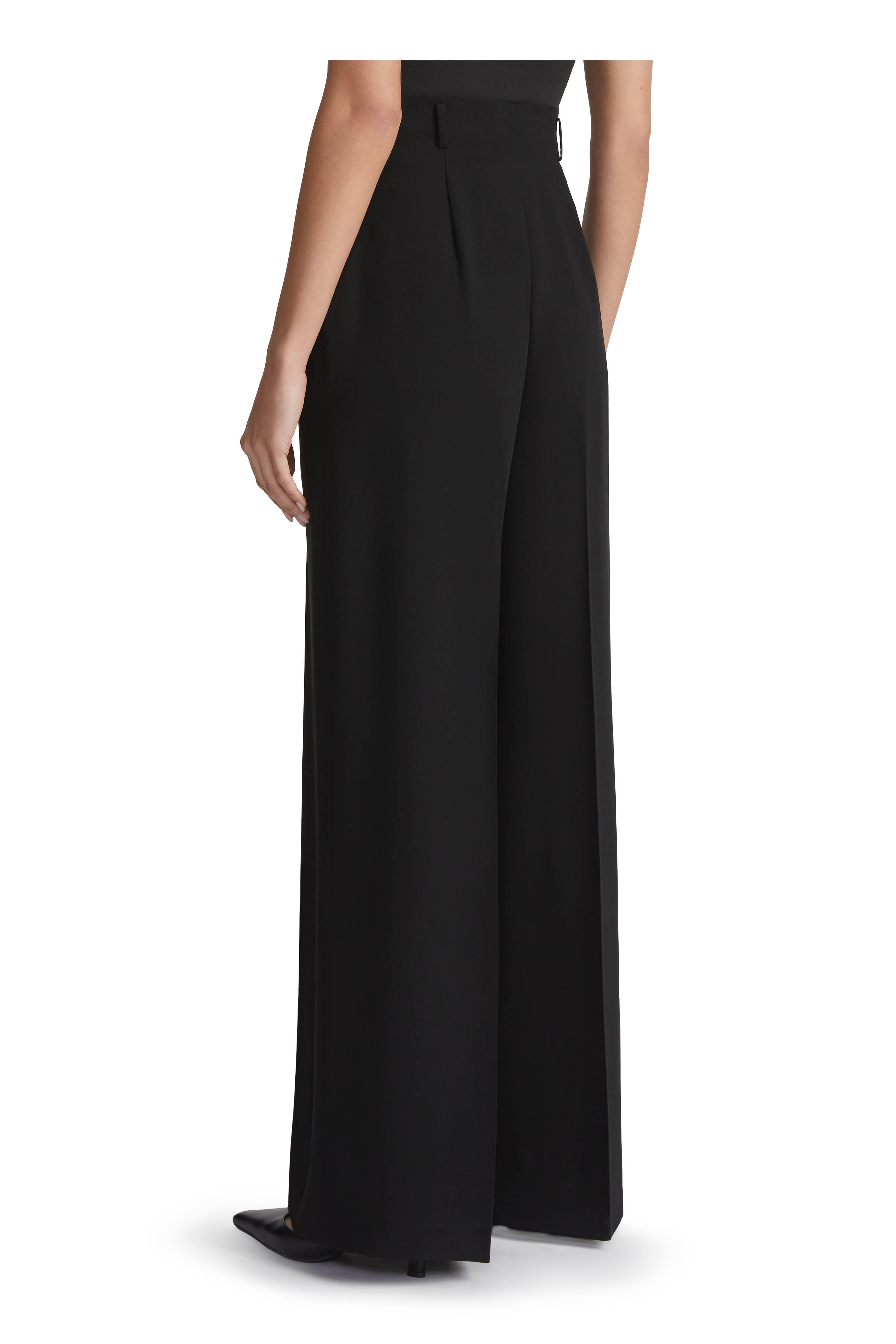 Lafayette 148 New York - Thames Black Wide Leg Pant