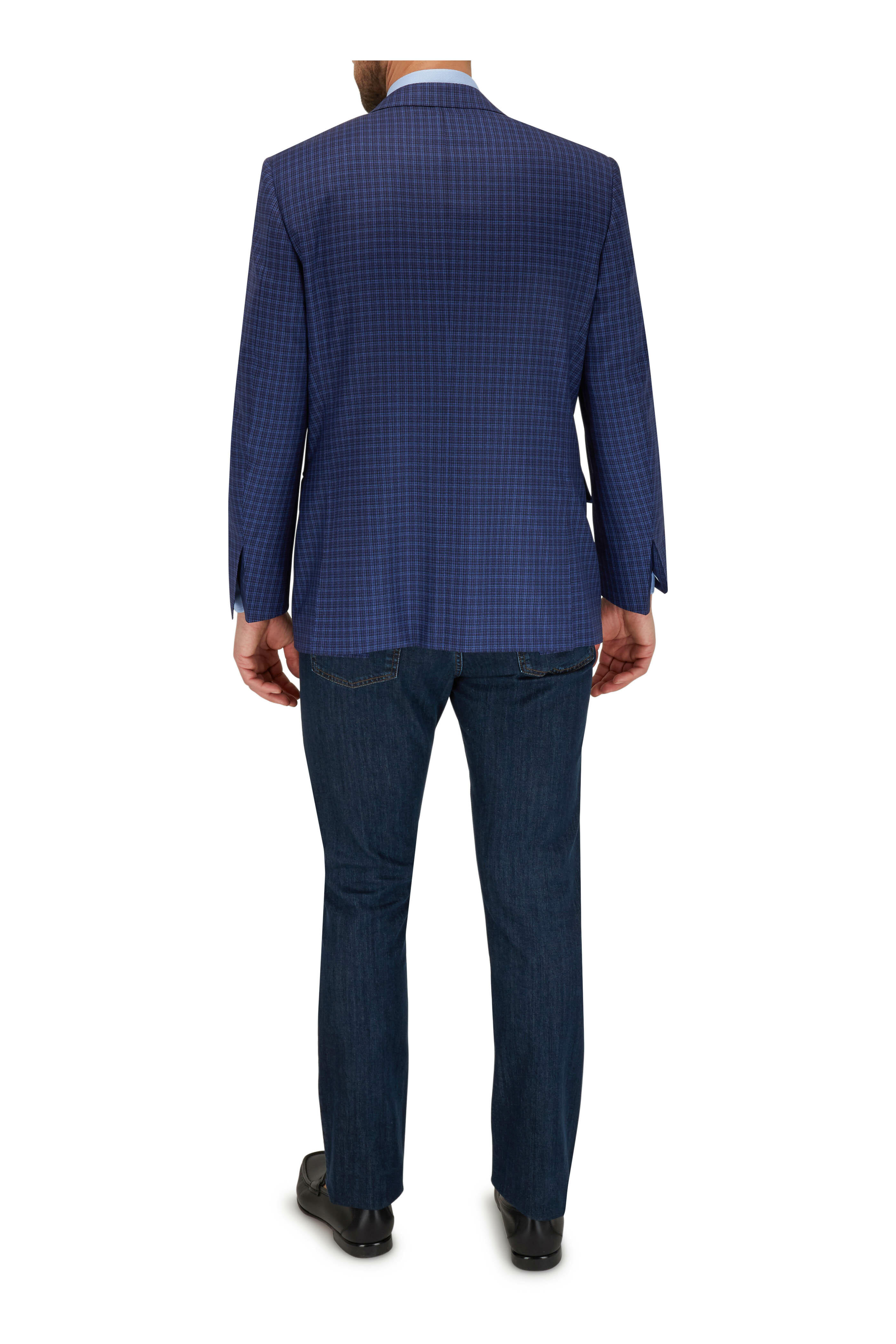 Ferragamo - Sam Black Leather Penny Loafer