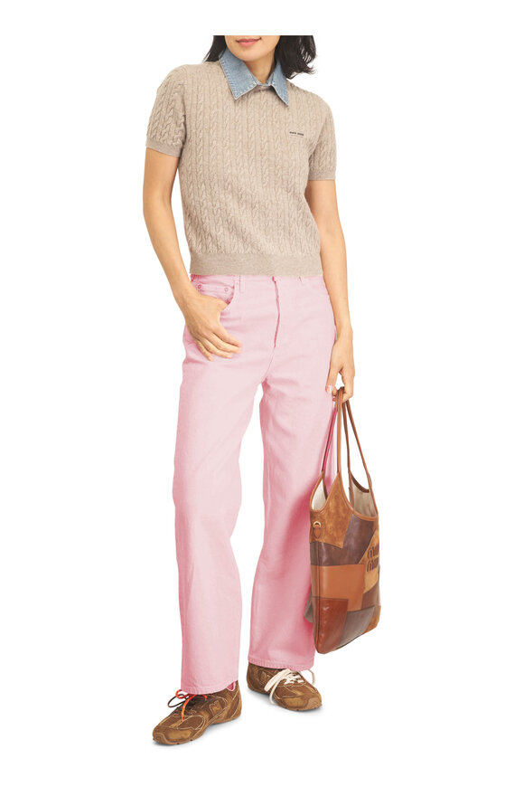Miu Miu Brown Wool & Cashmere Top - view 5