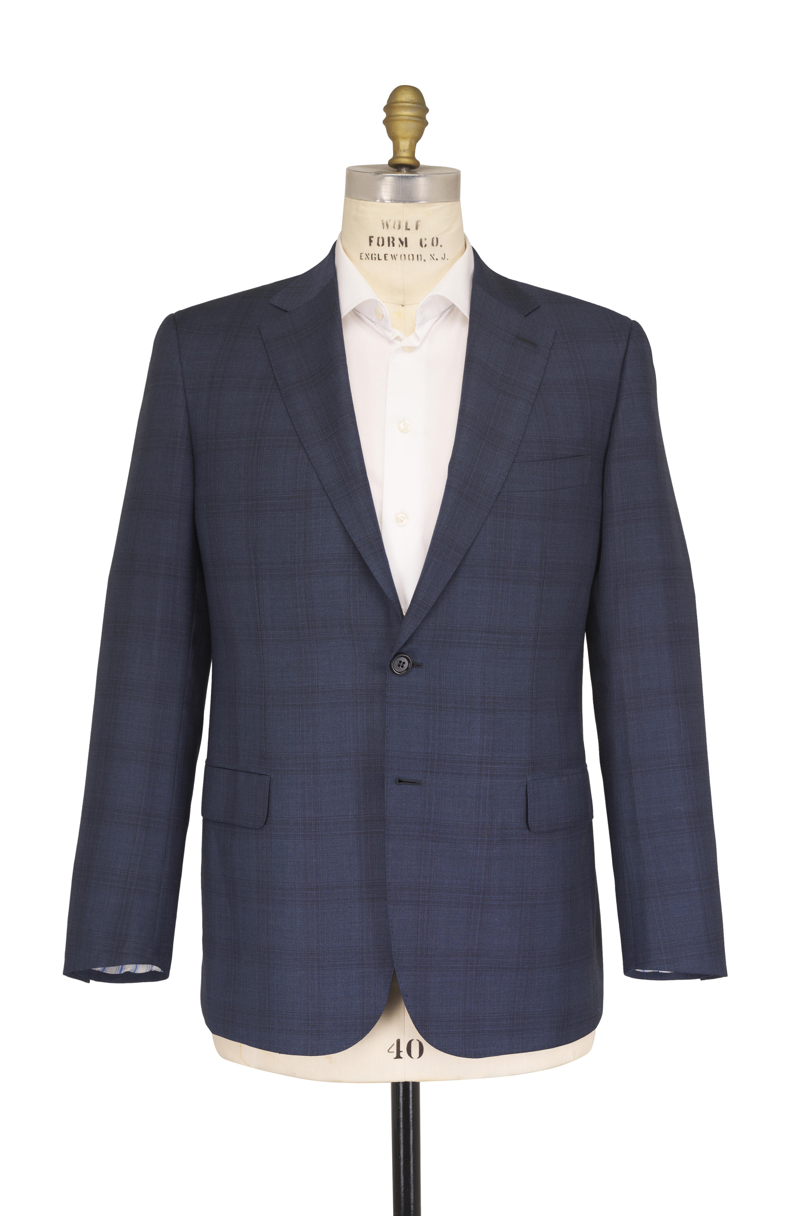 Brioni - Blue Tonal 150's Wool Suit - view 2