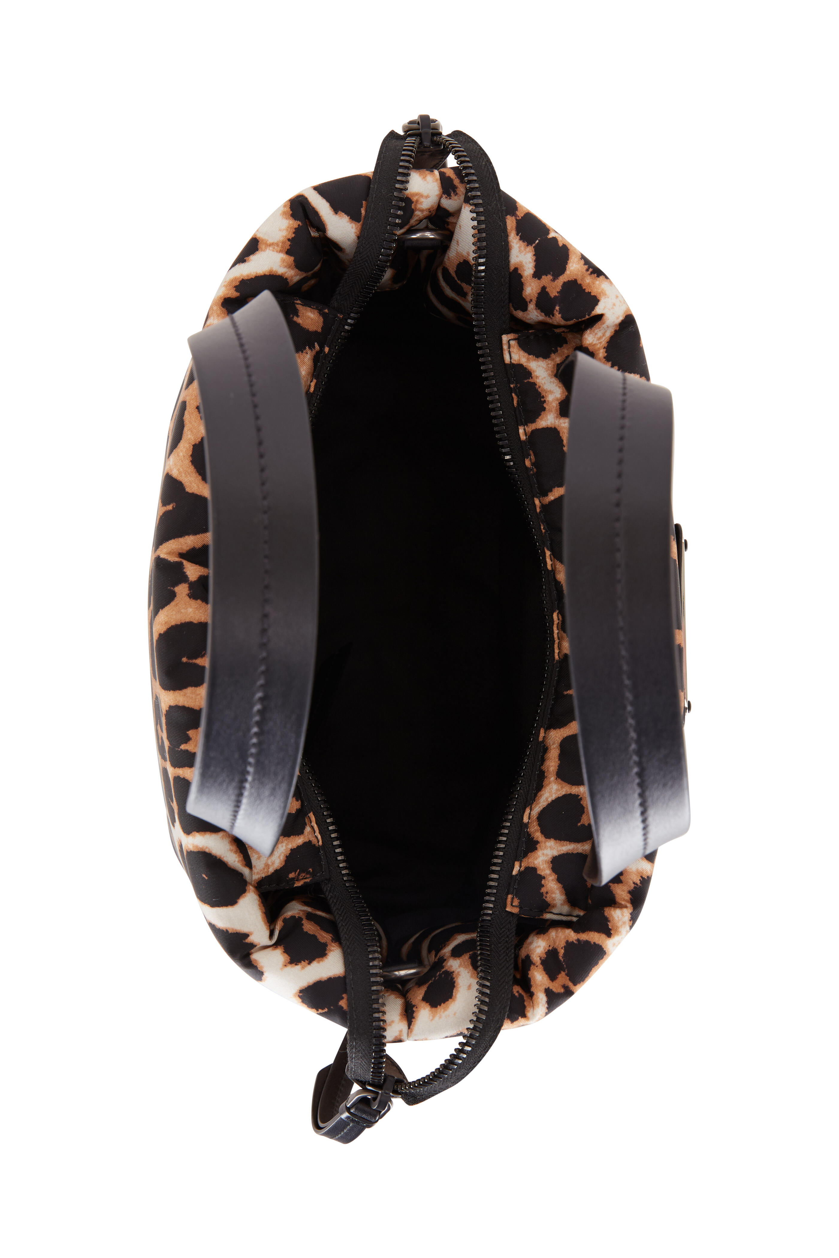 Prada - Leopard Nylon Top Handle Tote | Mitchell Stores