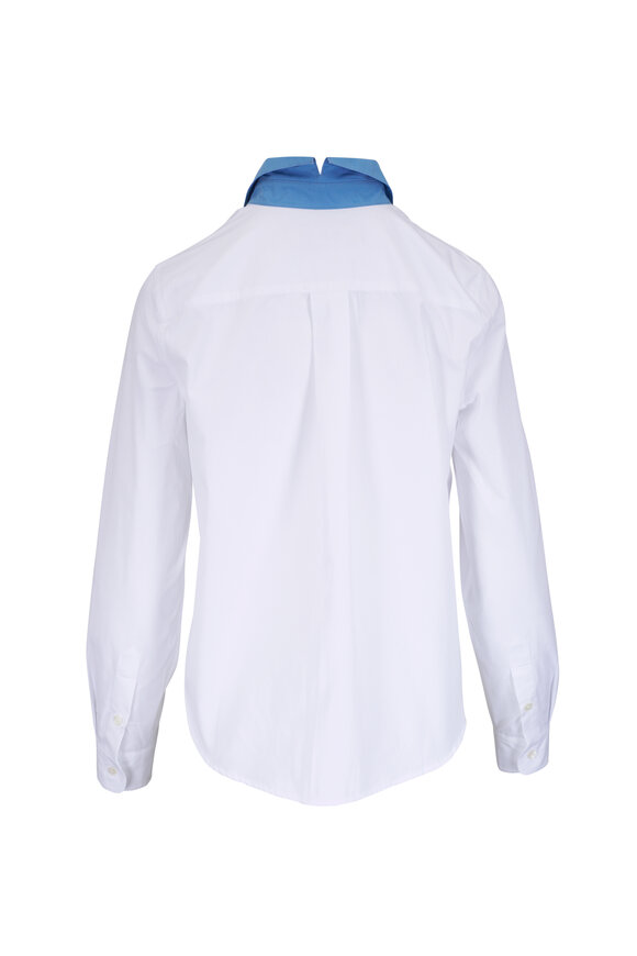 Marni Baby White Colorblock Cotton Button Up Shirt - view 3