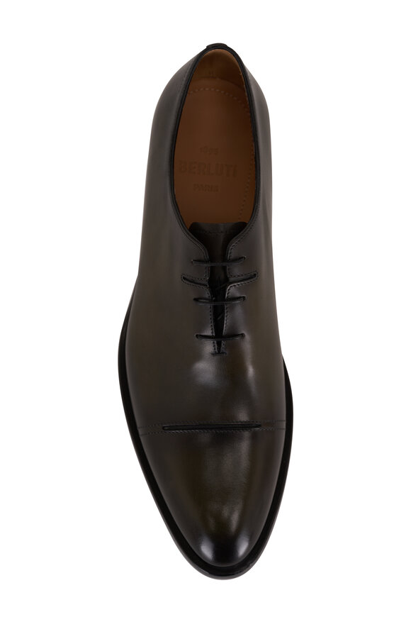 Berluti - Black Caviar Leather Cap-Toe Oxford