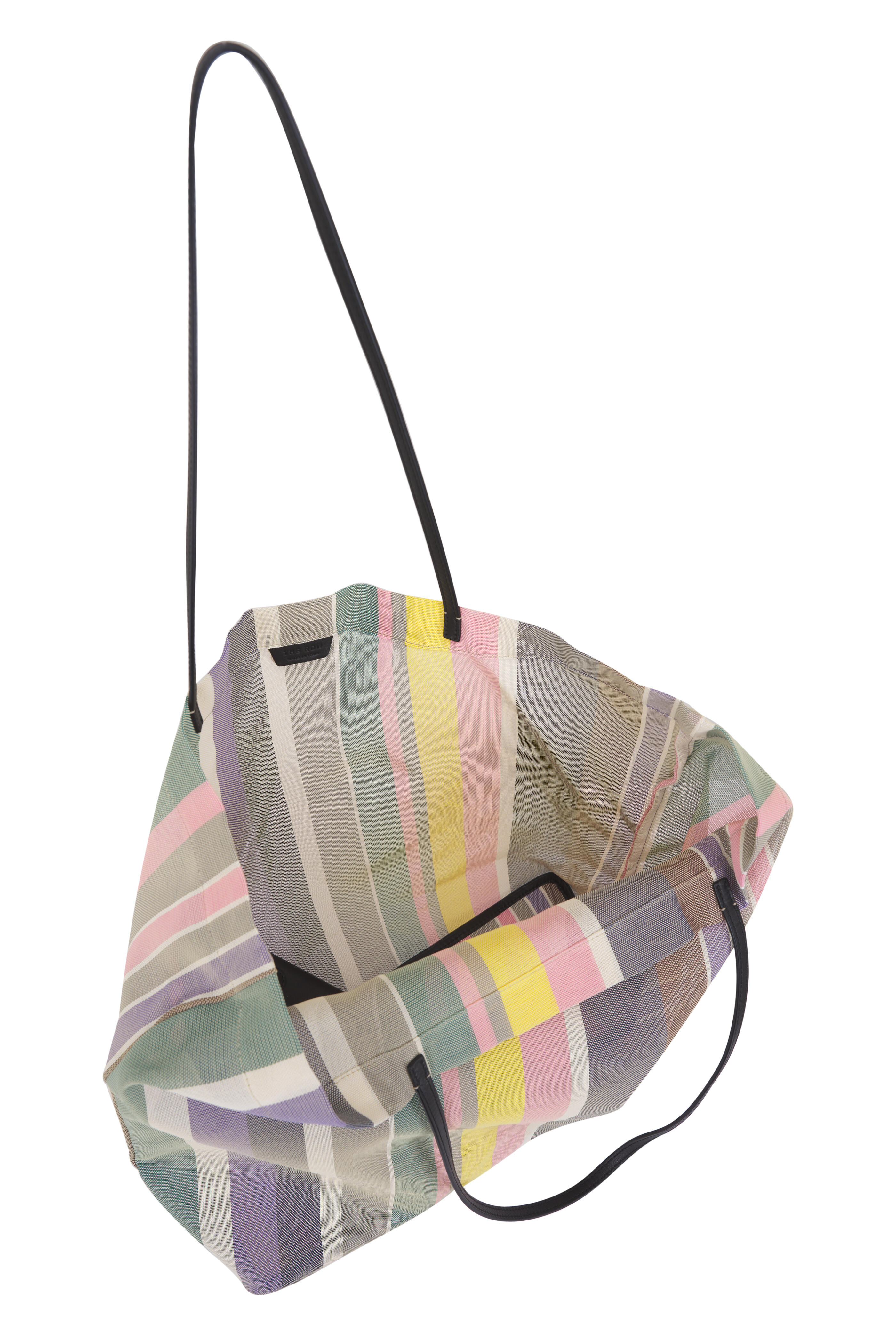 トートバッグ THE ROW BARN TOTE BAG The Row - Barn Multicolor Stripe Tote Bag | Mitchell Stores