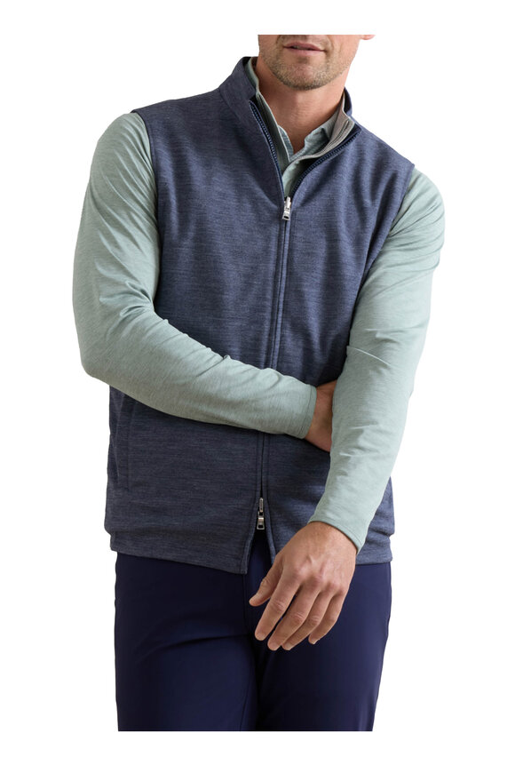 Peter Millar Ryder Reversible Navy Blue Vest - view 4