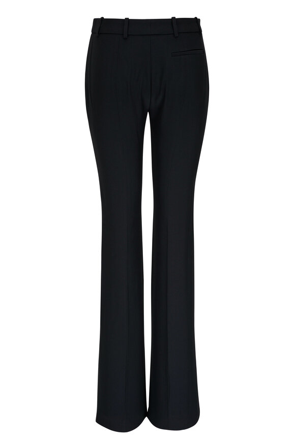 McQueen - Narrow Black Bootcut Pant 