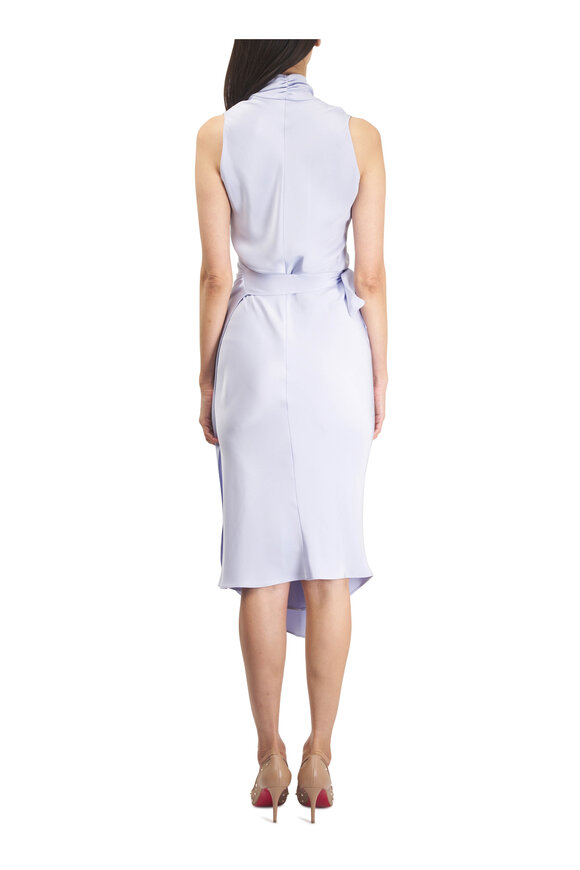 Peter Cohen Victor Chambray 4-Ply Silk Wrap Dress - view 4