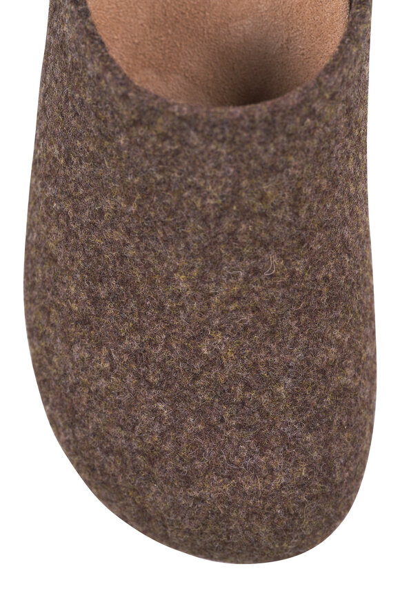 The Row Hudson Two Brown Wool Mule - view 4