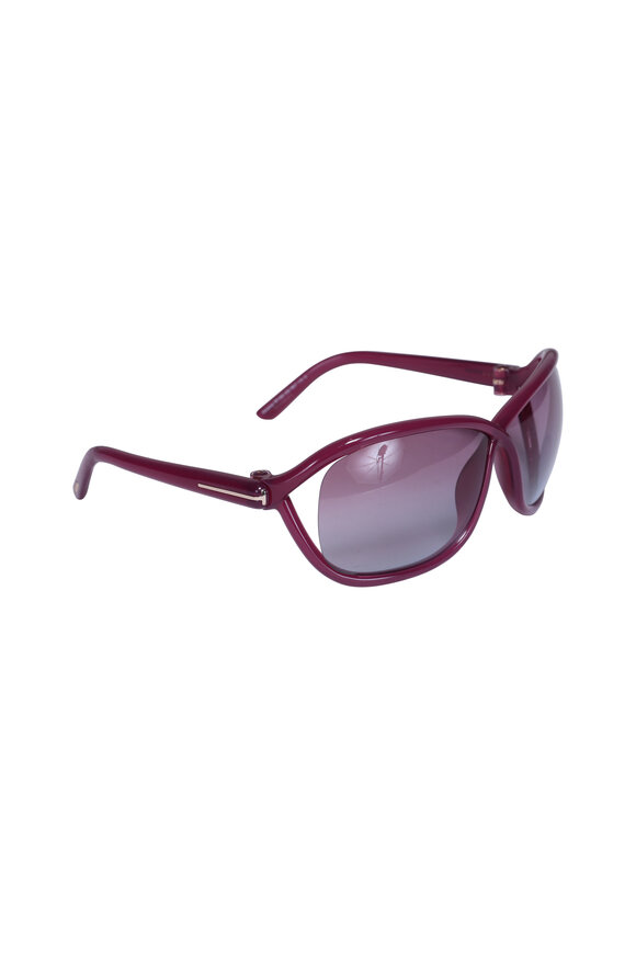 Tom Ford Bettina Butterfly Sunglasses in Fushia