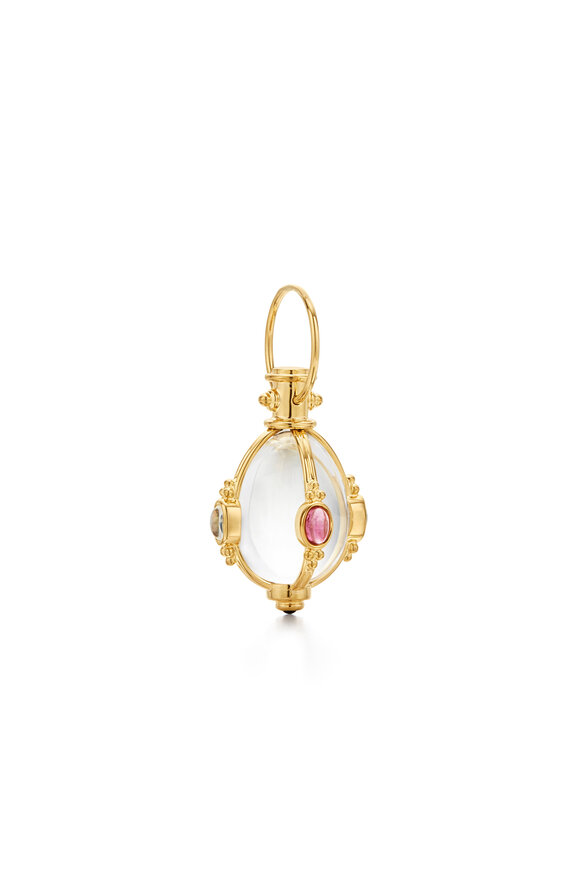 Temple St. Clair - 18K Yellow Gold Mixed Stone Crystal Amulet