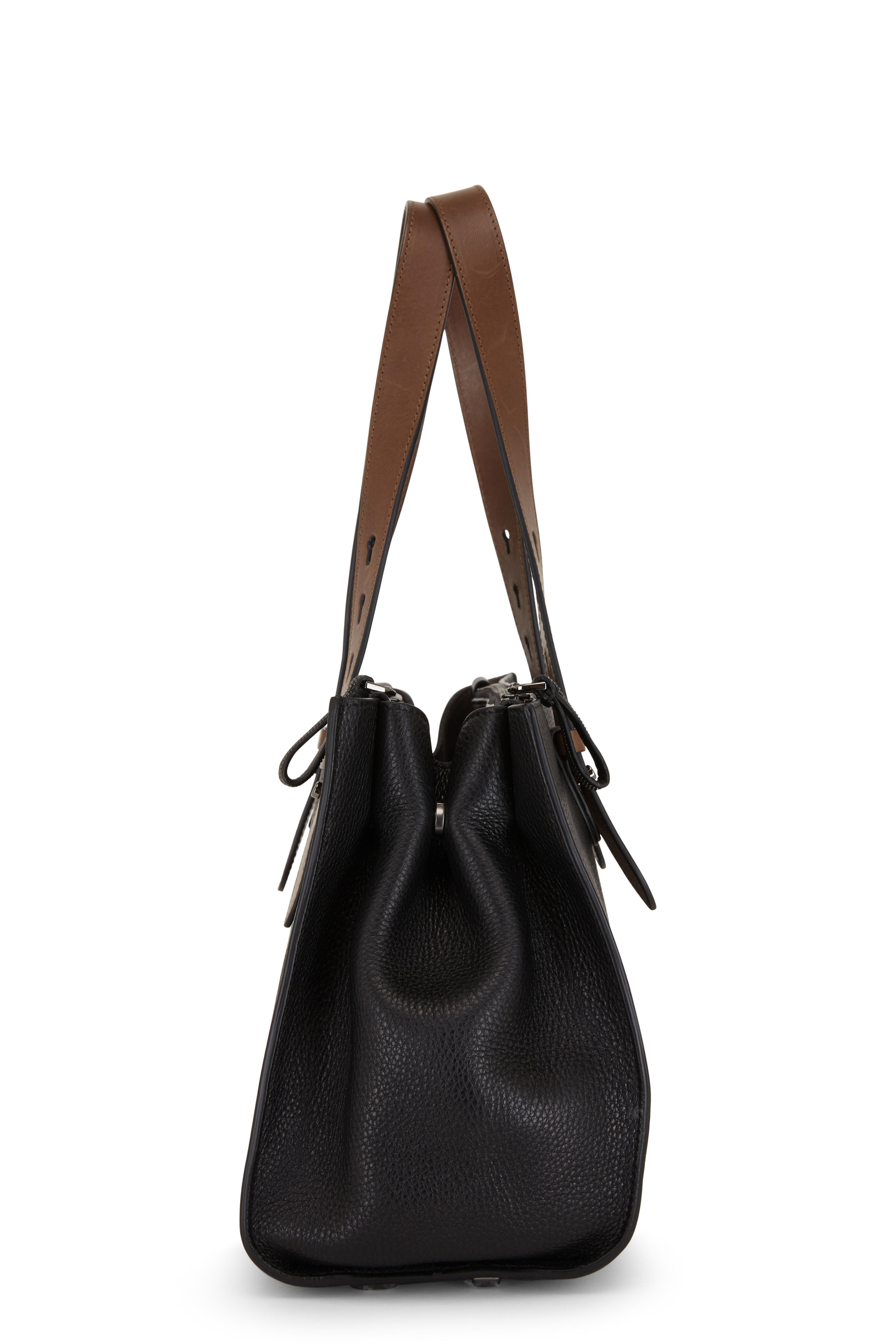 【定価40万BRUNELLO CUCINELLIイタリア製】希少✨️ バッグ Brunello Cucinelli - Black Monili Quilted Crossbody Belt Bag