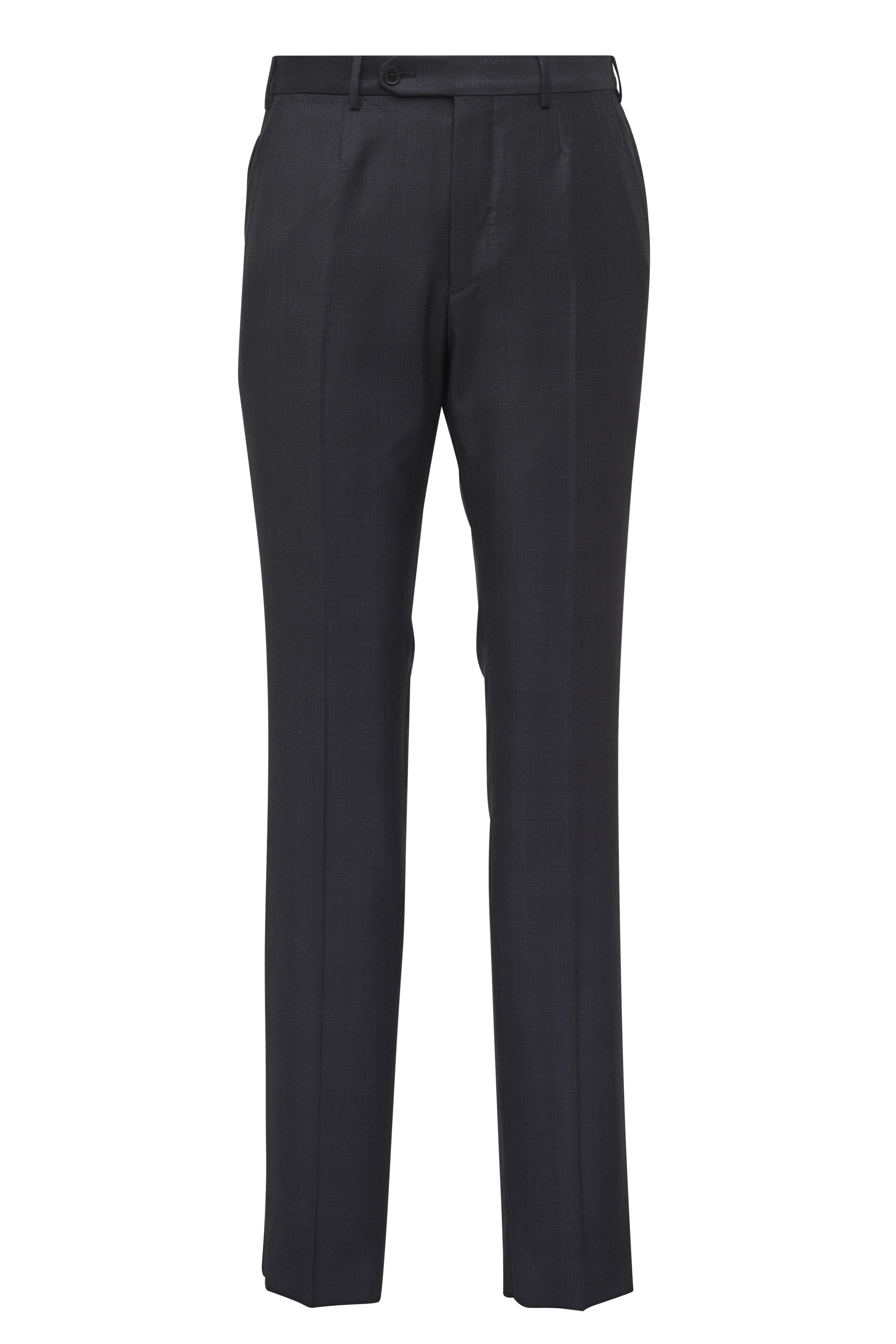 Zegna - Trofeo Black Plaid Wool Suit