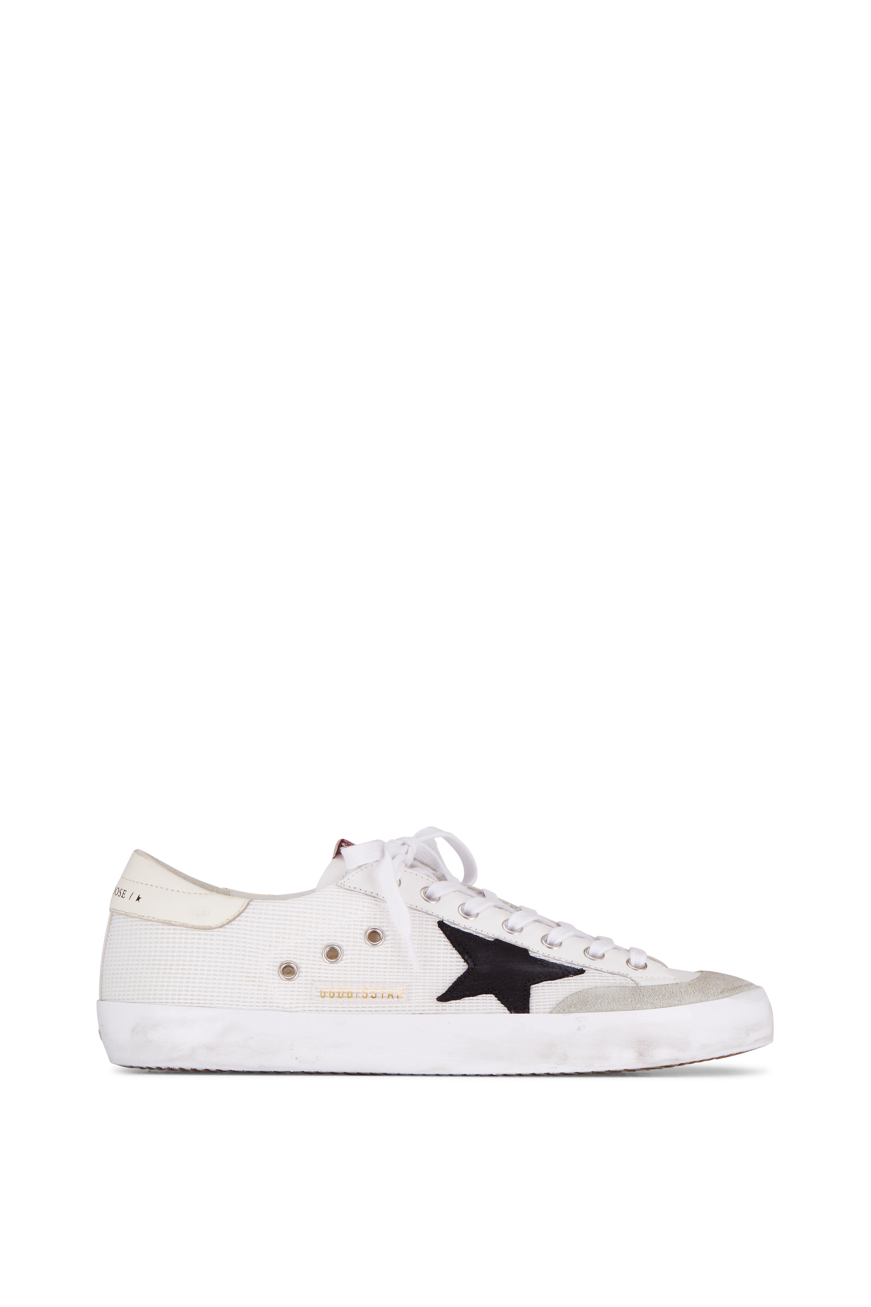 Golden Goose - Superstar White & Black Classic Net Sneaker