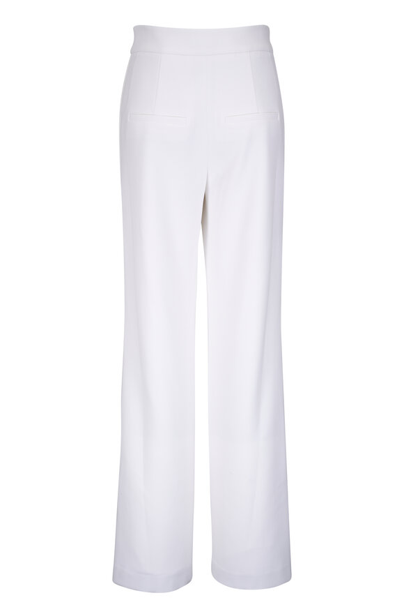 Veronica Beard - Tonelli Off White Tuxedo-Stripe Pant