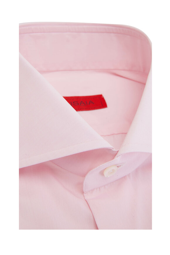 Isaia - Light Pink Riva Cotton Sportshirt 