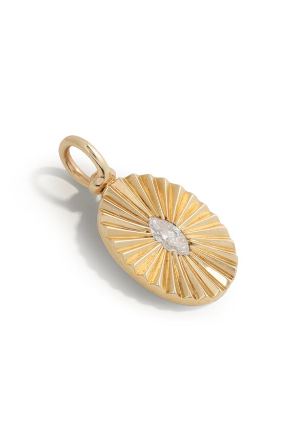 Lucy Delius Fluted Sunray Pendant