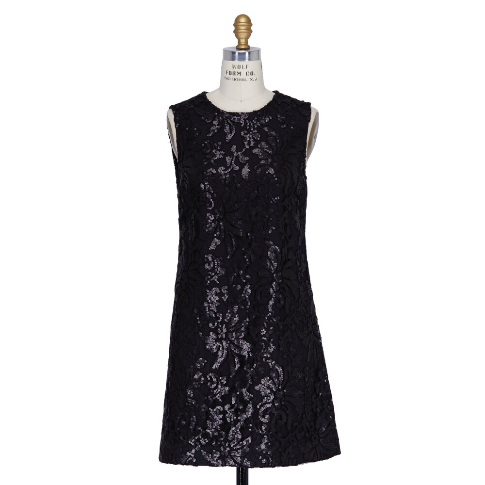 DIANE VON FURSTENBERG メッシュパネル ミディワンピース DIANE VON FURSTENBERG メッシュパネル ミディワンピース
