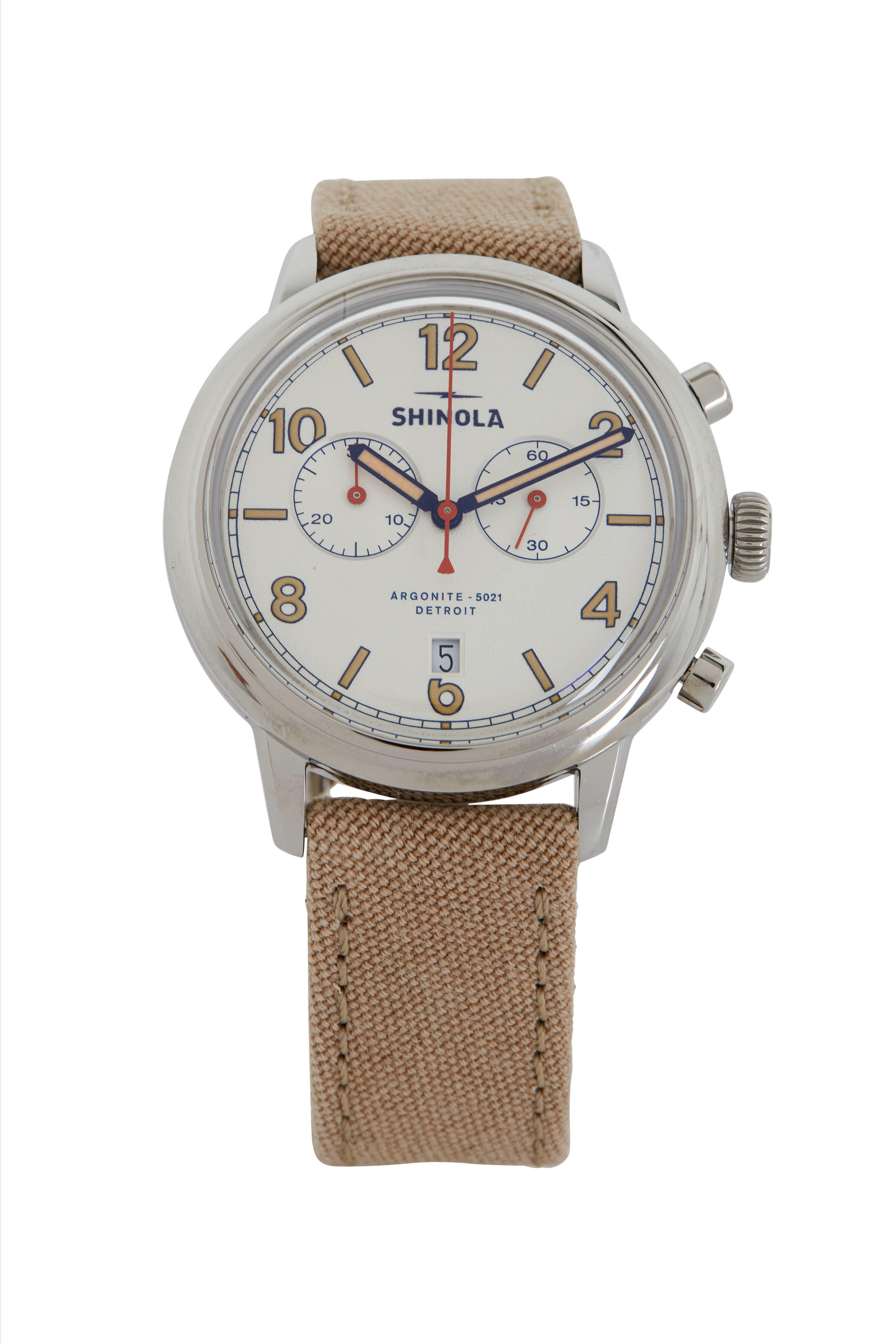 Shinola - Traveler Fatique Chrono Watch, 42mm | Mitchell Stores