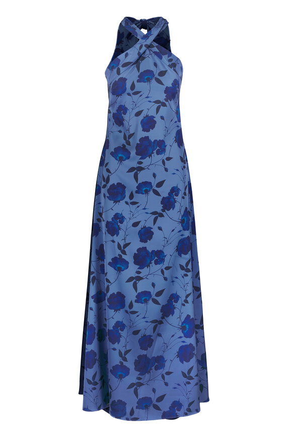 Sachin + Babi Laurant Wild Steel Roses Gown