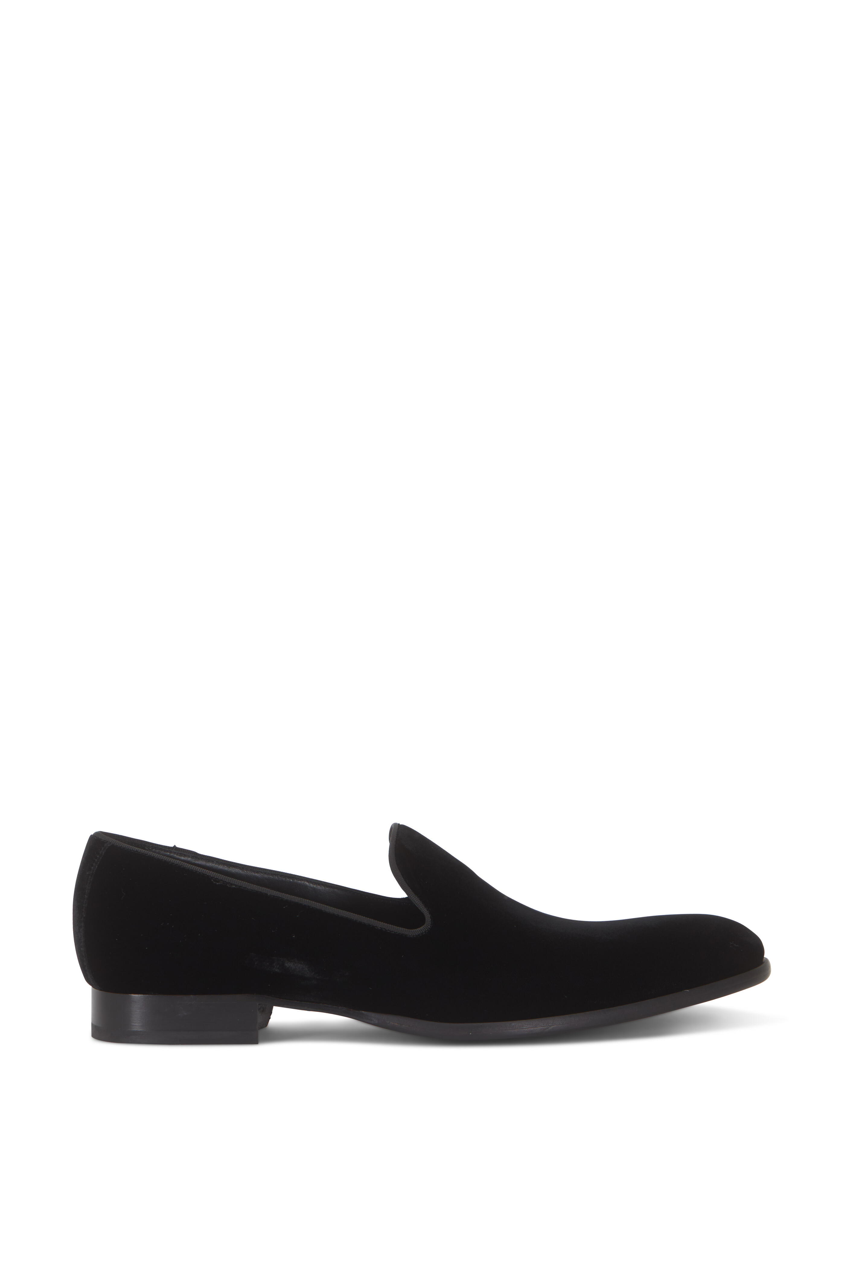 To Boot New York - Bolton Black Velvet Loafer