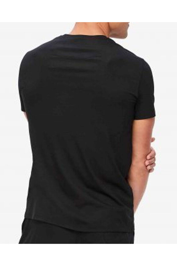 Derek Rose Black Short Sleeve Crewneck T-Shirt - view 3