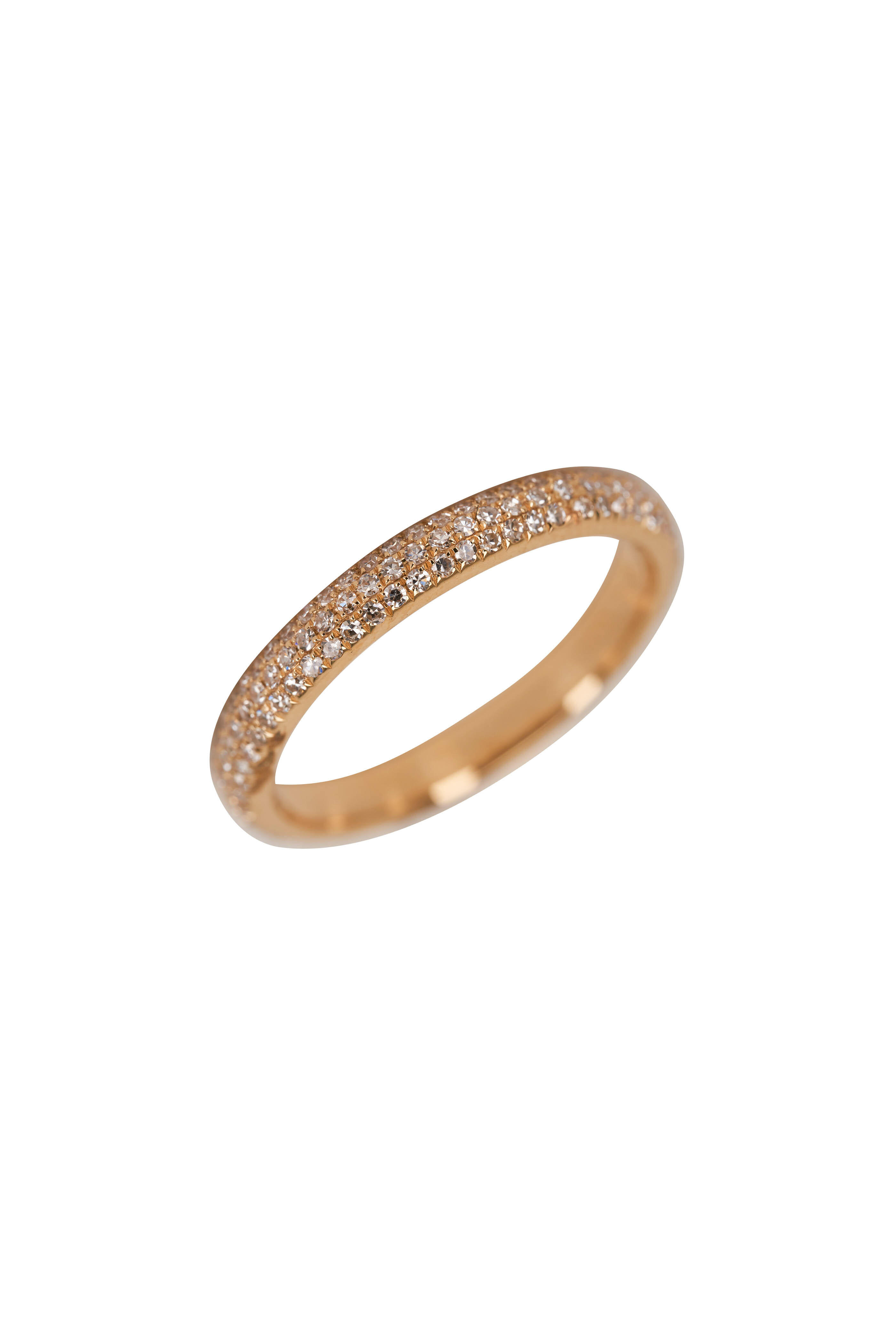 Kai Linz - Yellow Gold & Diamond Eternity Band | Mitchell Stores