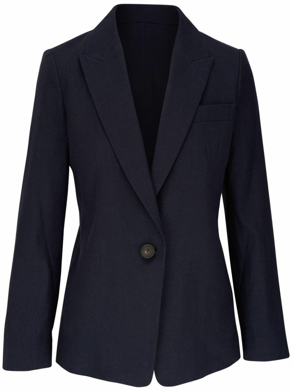 Vince - Navy Blue Single Breasted Blazer