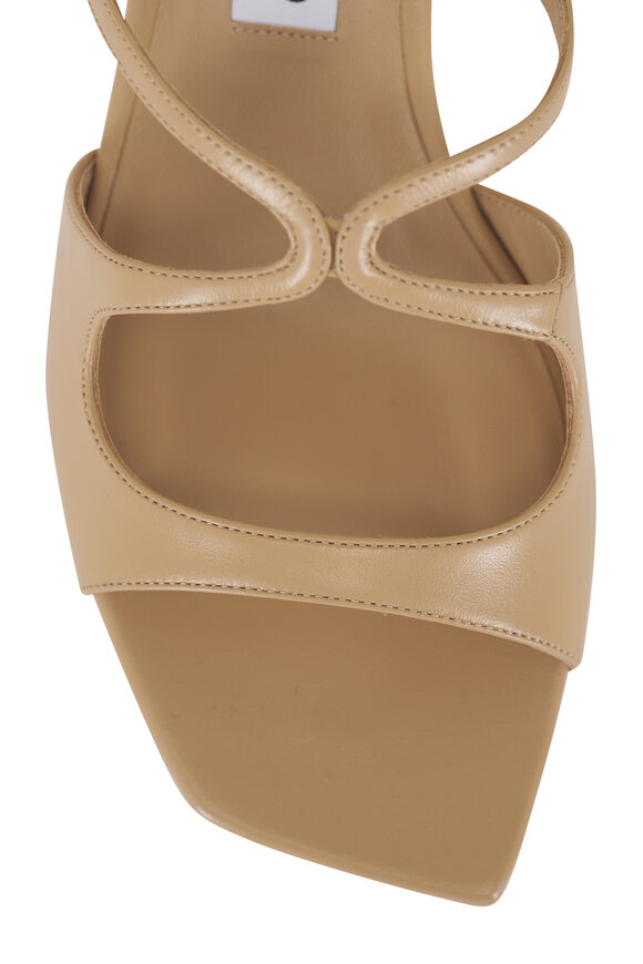 Jimmy Choo Azilia Chai Leather Strappy Sandal, 45mm - view 5
