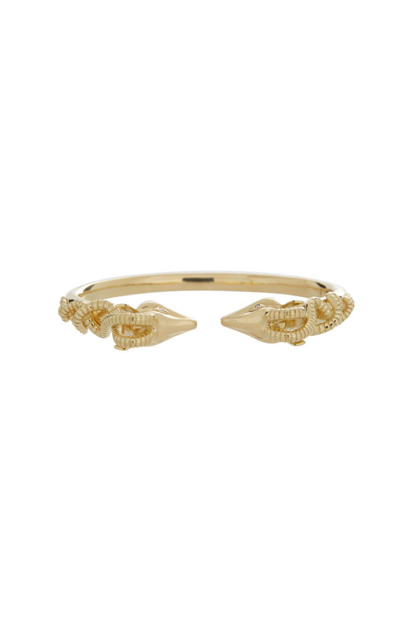 Temple St. Clair - 18K Yellow Gold Gazelle Bella Bangle