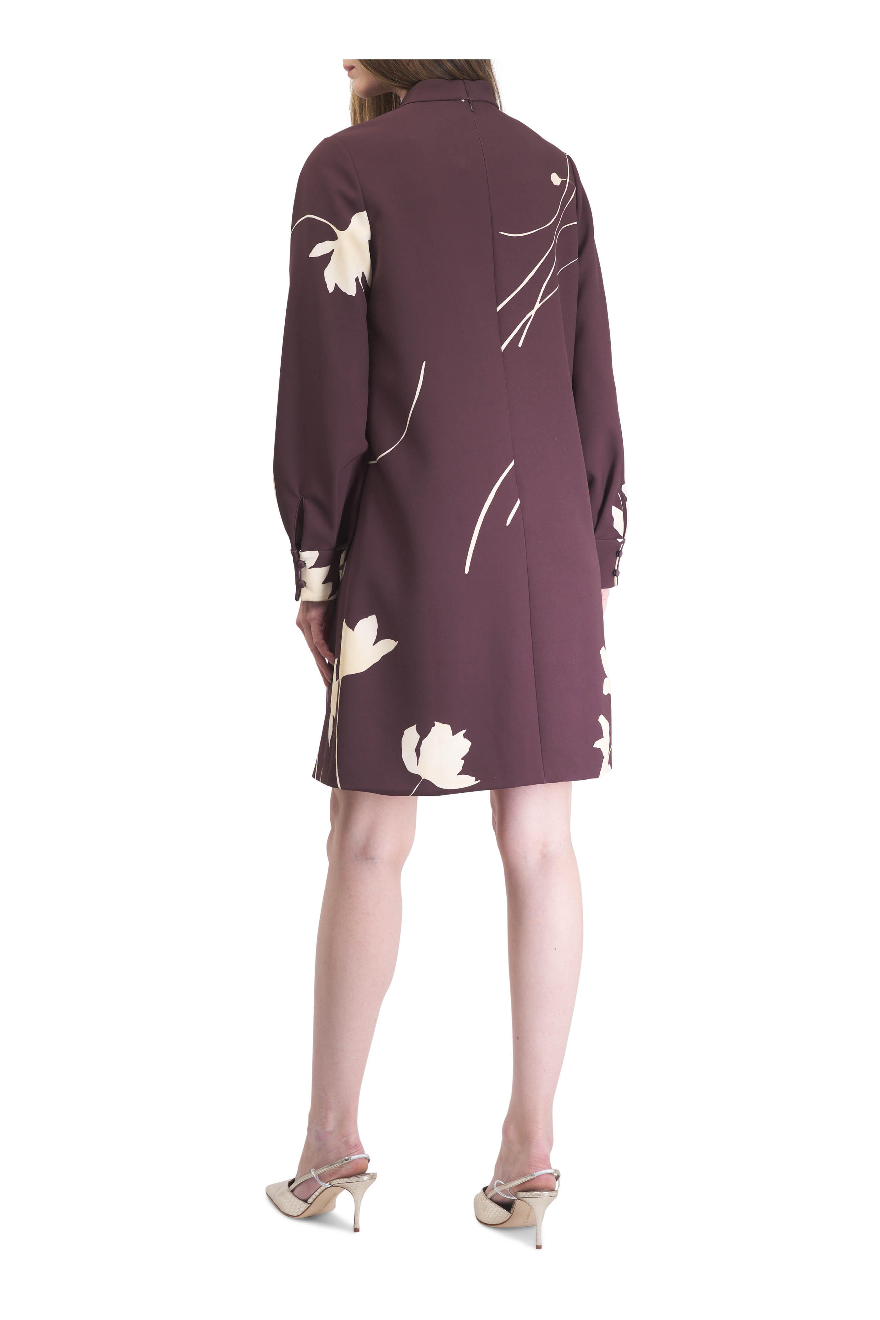 Lela Rose - Elizabeth Cocoa & Sunlight Mini Dress