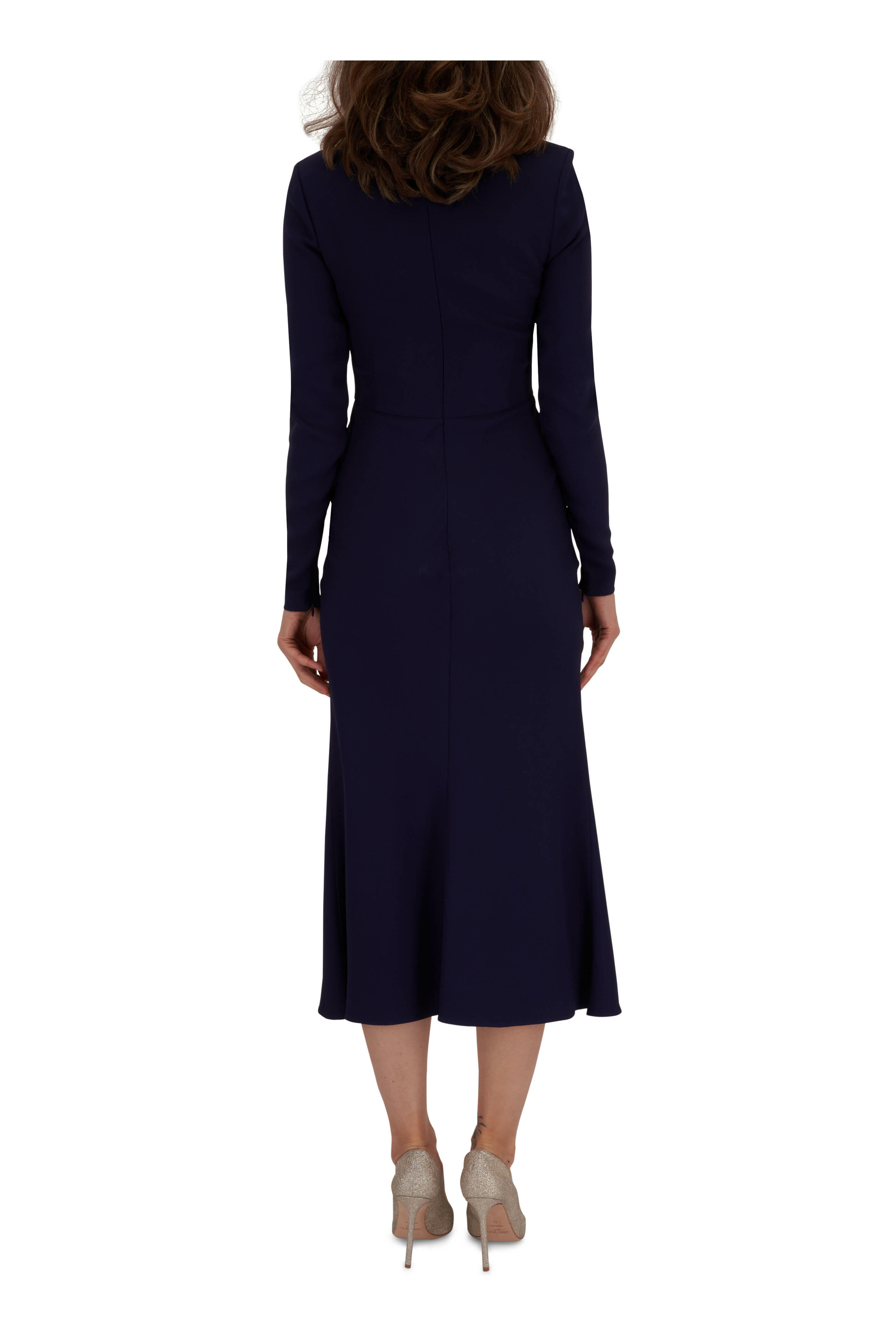 Jimmy Choo - Romy Platinum Ice Glitter Pump, 100mm