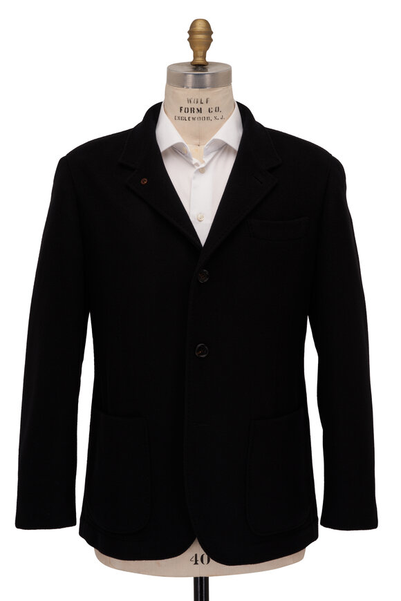 Brunello Cucinelli - Black Cashmere Water-Resistant Jacket