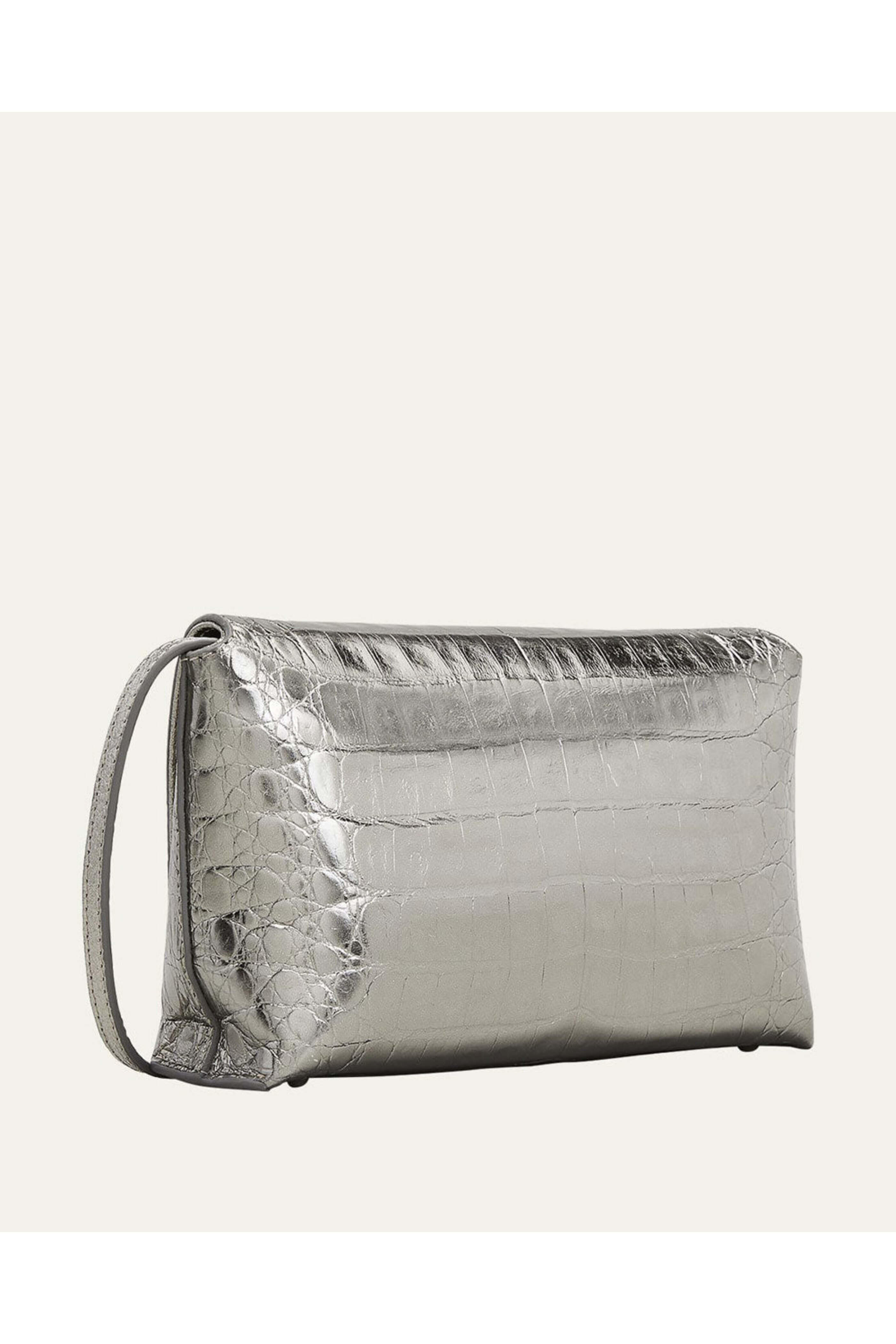 Maria Oliver - Croc Malala Bag in Anthracite