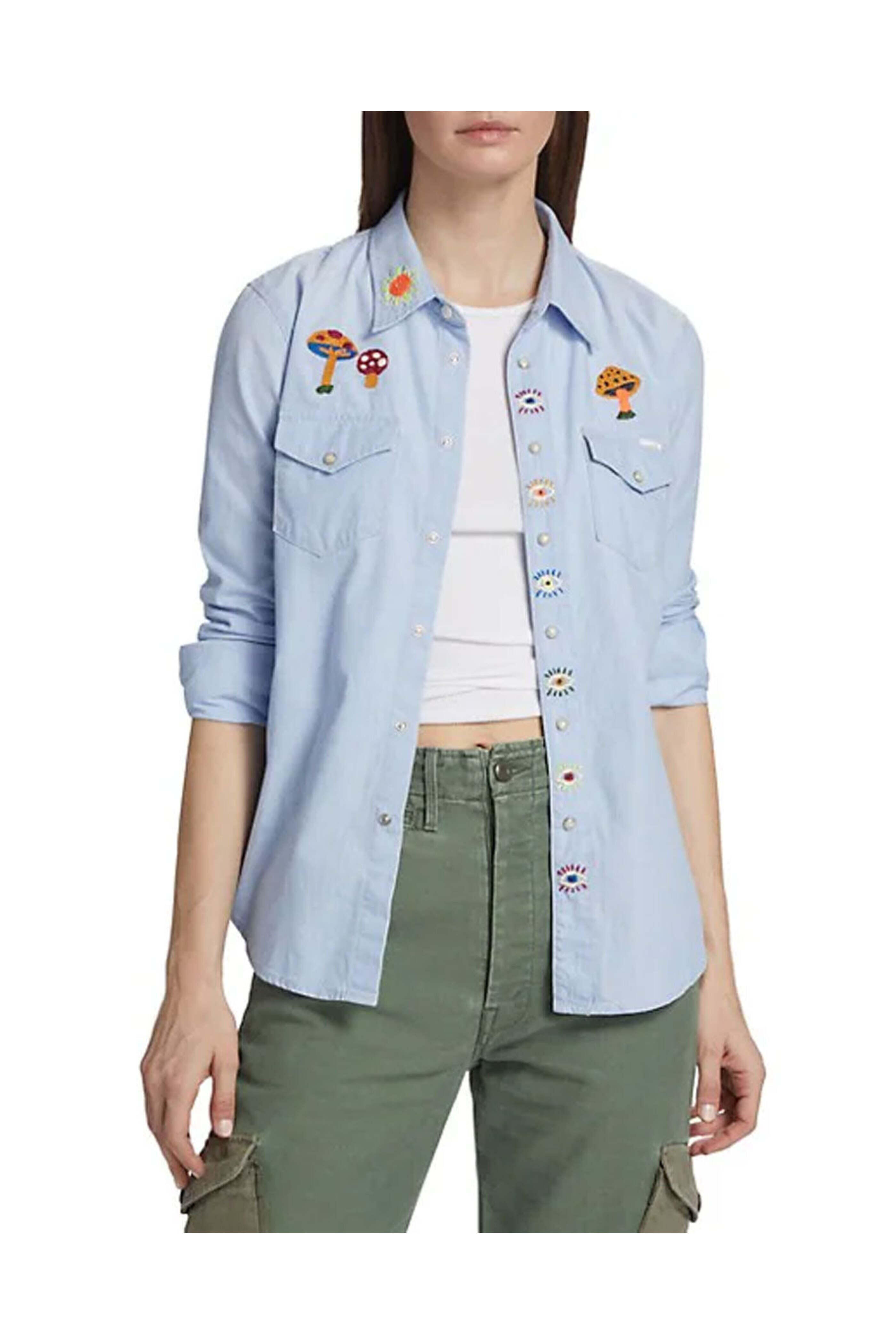Mother - The Honey Yoke Shirt in Magic Mushroom