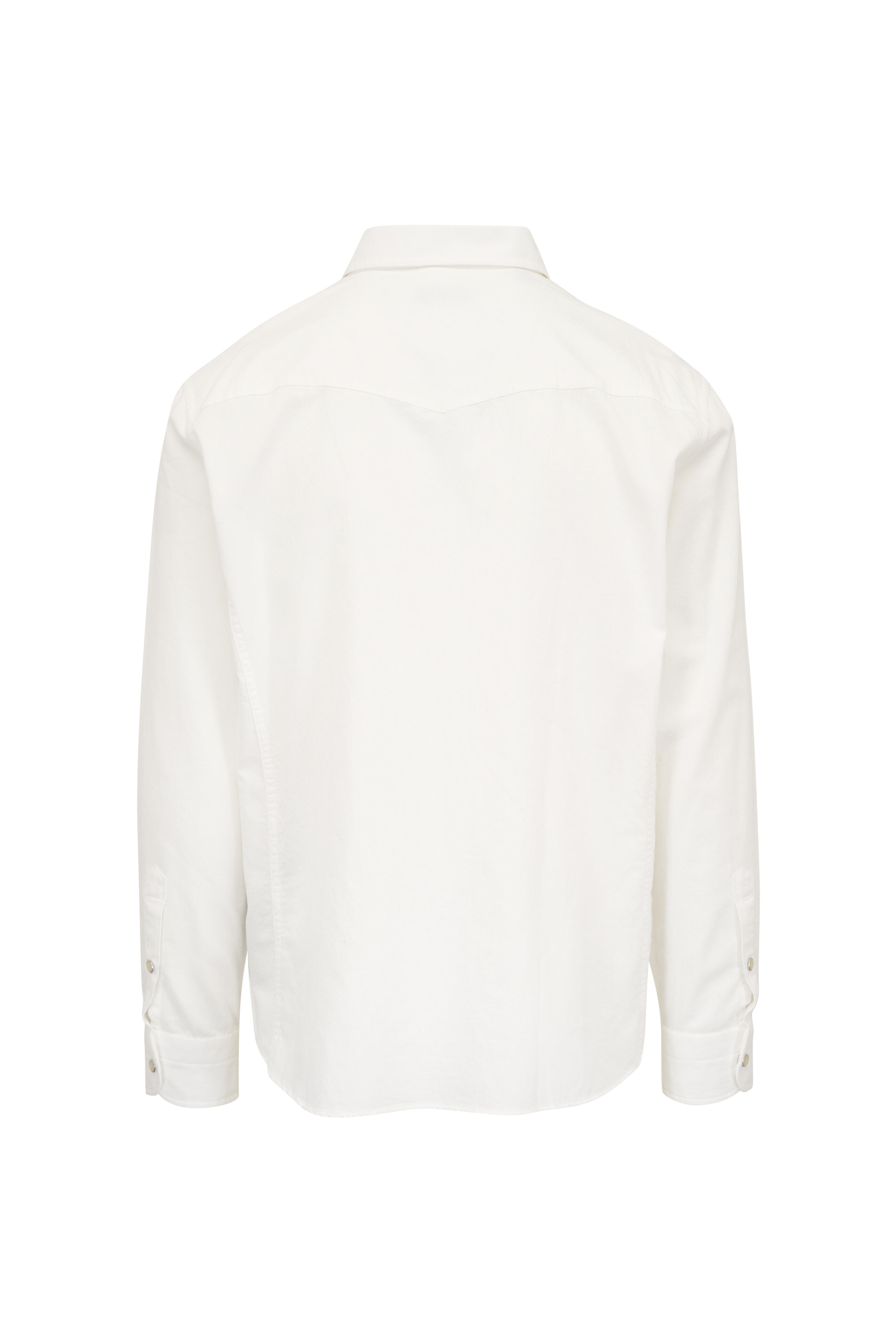 Tom Ford - White Cotton Western Shirt
