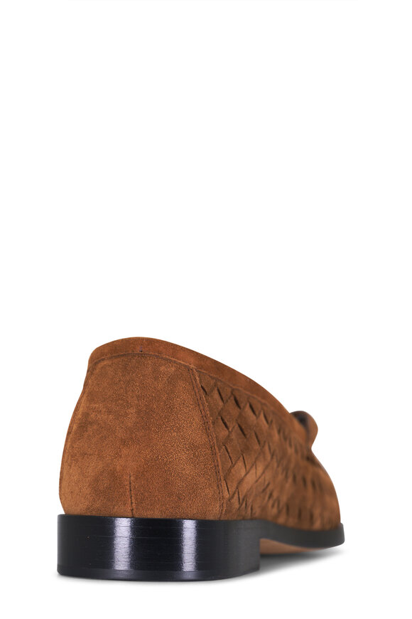 Bottega Veneta Silenzio Caramel Soft Suede Loafer - view 4