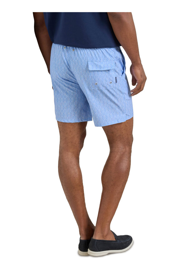 Peter Millar Bluebird Nautical Ropes Swim Trunks - view 4