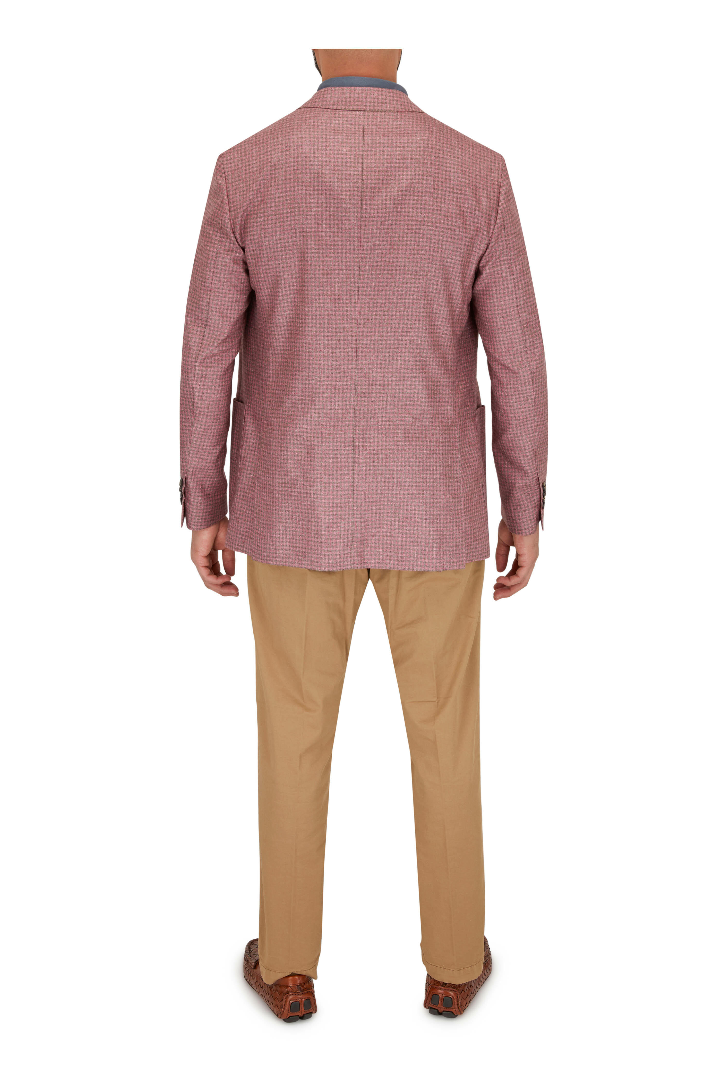 Trask - Rowan Tan Woven Leather Penny Driver