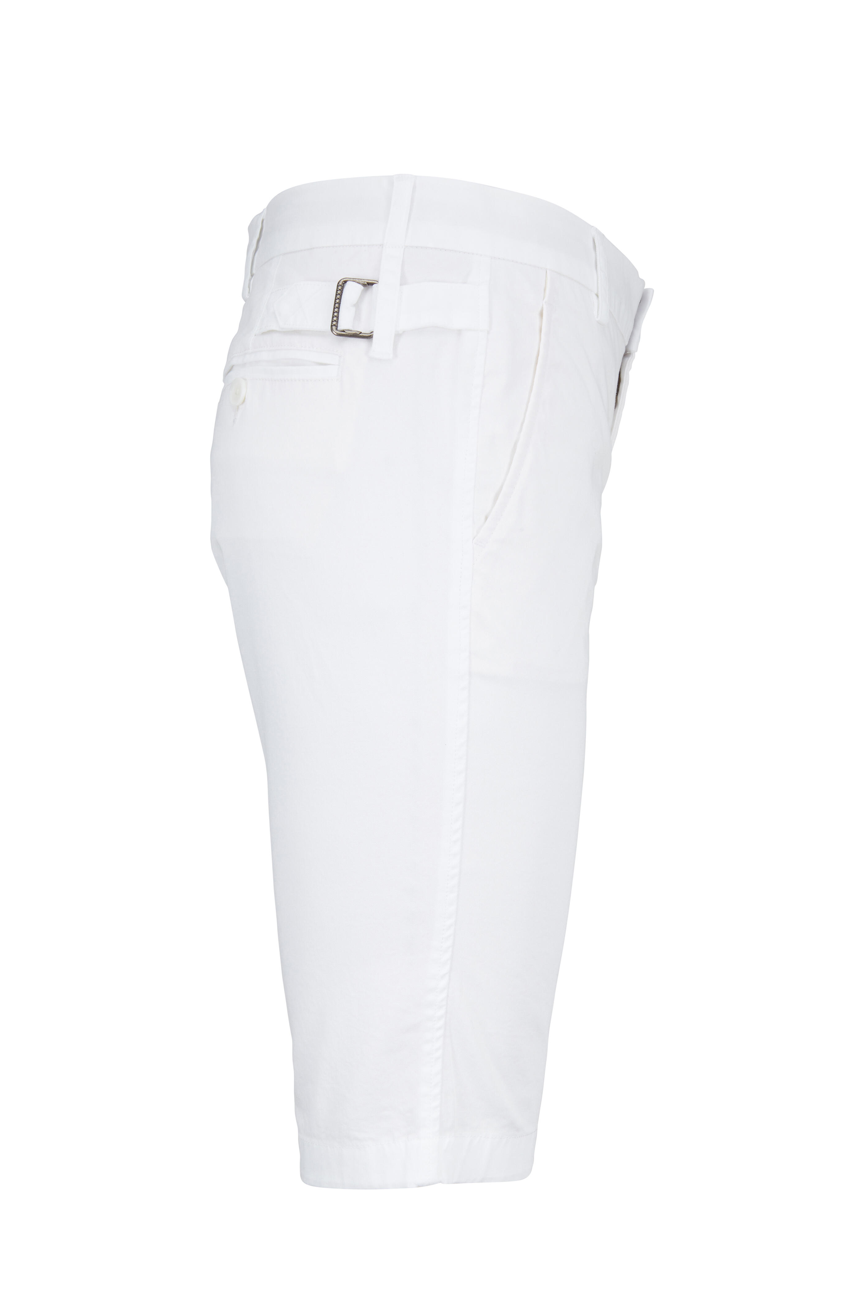 Vince - White Cotton Bermuda Shorts