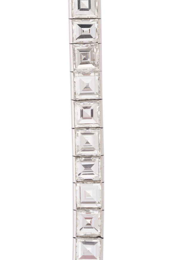 Lowy & Co Ascher Cut Diamond Tennis Bracelet - view 2