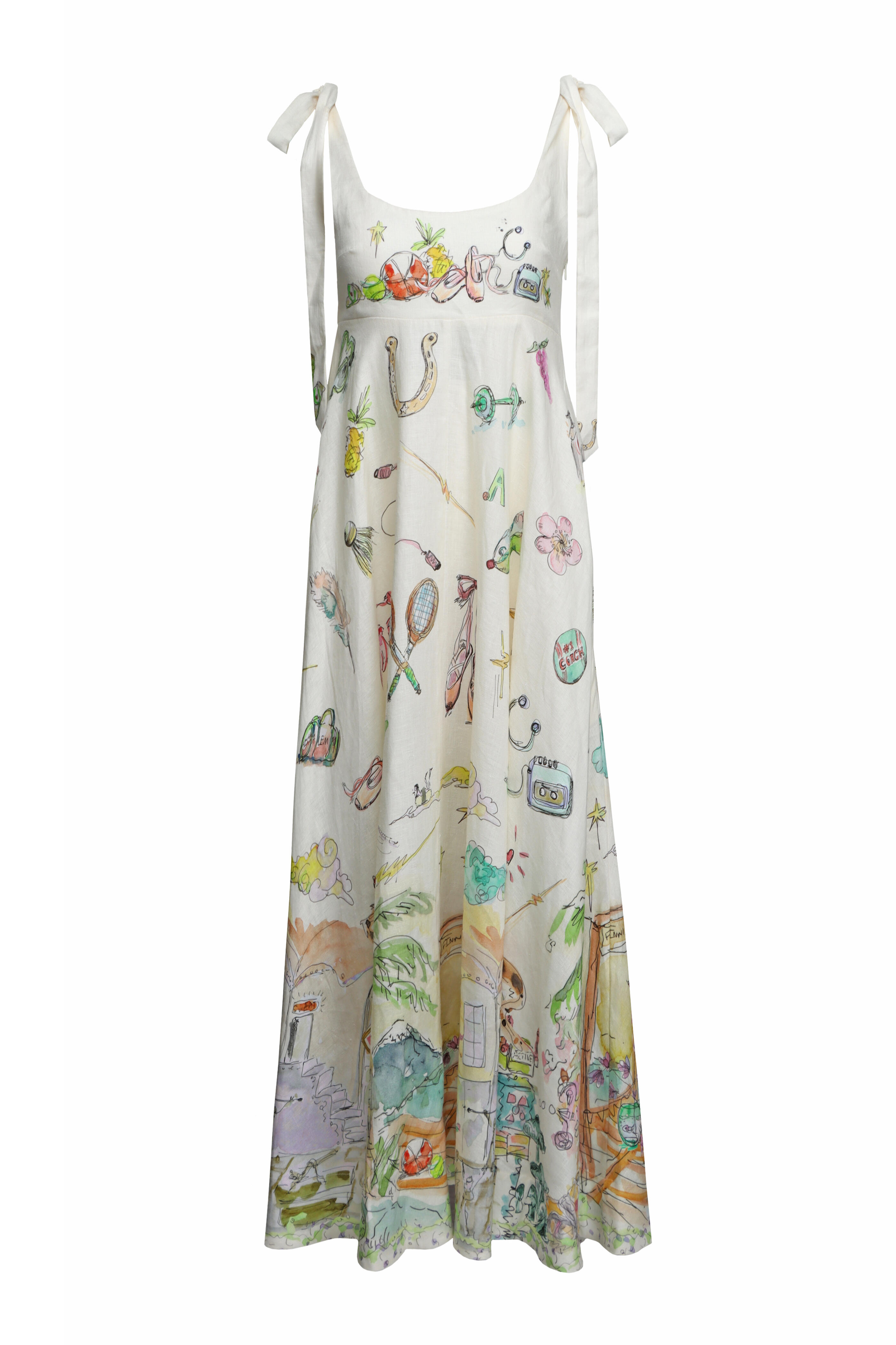 Alémais - Anouk Cream Ballet Sundress