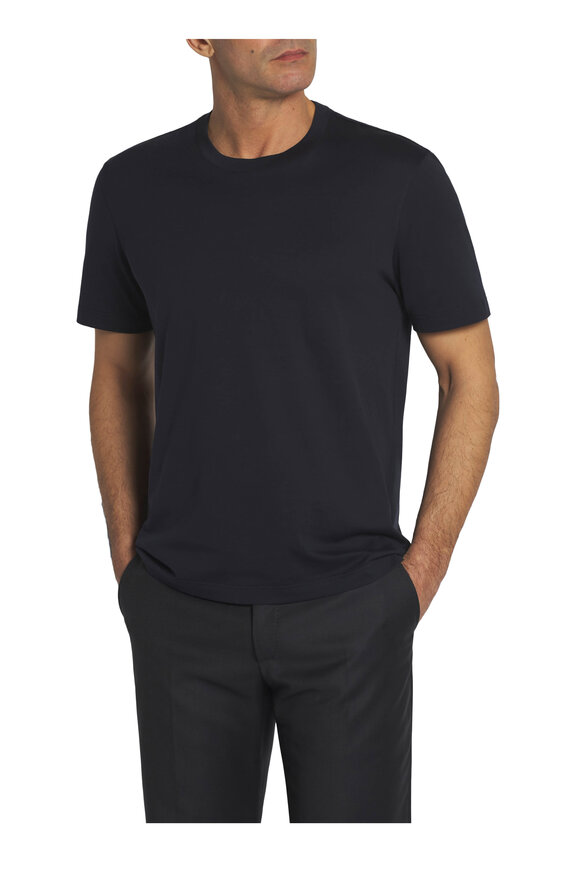 Brioni - Navy Cotton T-Shirt 