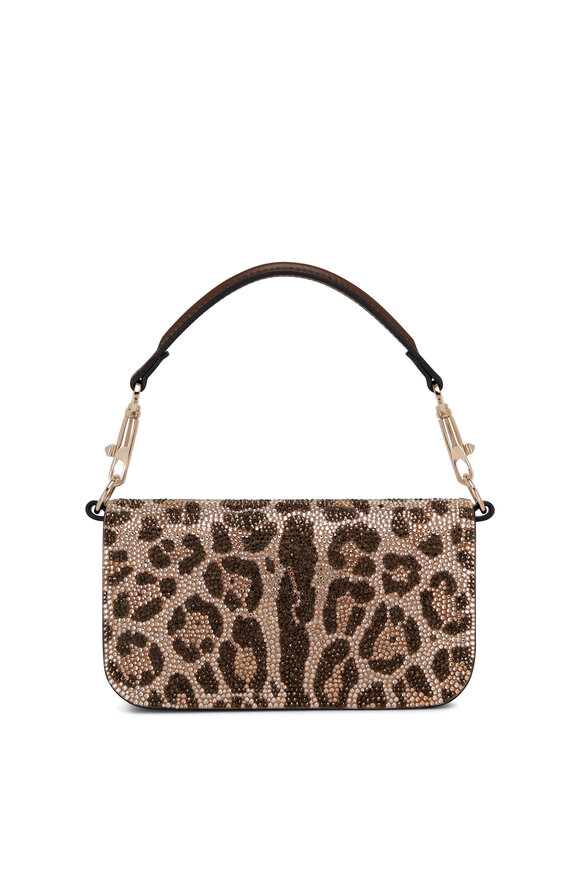 Valentino Garavani - Small Loco Rhinestone Animalier Shoulder Bag 