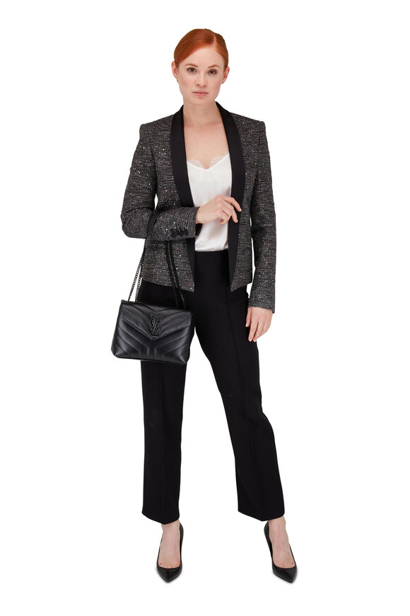 【GENERAL IDEA】Boucle Tweed Knit Jacket BLACK MUSINSA | GENERAL IDEA Boucle Tweed Knit Jacket [CHARCOAL