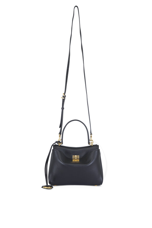Balenciaga Mini Rodeo Black Leather Top Handle Bag - view 1